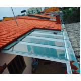 cobertura de vidro para garagem São Sebastião