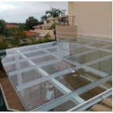 cobertura de vidro para varanda preço Sobradinho