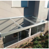 cobertura retrátil de vidro preço São Sebastião