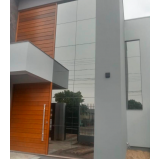 fachada pele de vidro residencial orçamento Riacho Fundo I