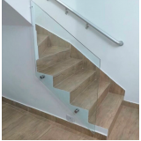 guarda corpo de vidro temperado Caub II