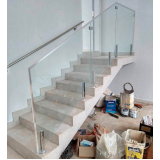 guarda corpo vidro escada orçamento Plano Piloto