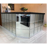 mesa de vidro para escritório São Sebastião