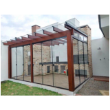 orçamento de telhado de vidro para varanda Caub I