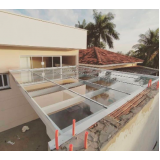 telhado de vidro garagem Sobradinho