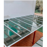 telhados de vidro área gourmet Ceilândia