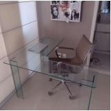 valor de mesa com tampo de vidro Samambaia Norte