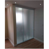 Porta de Vidro Jateado